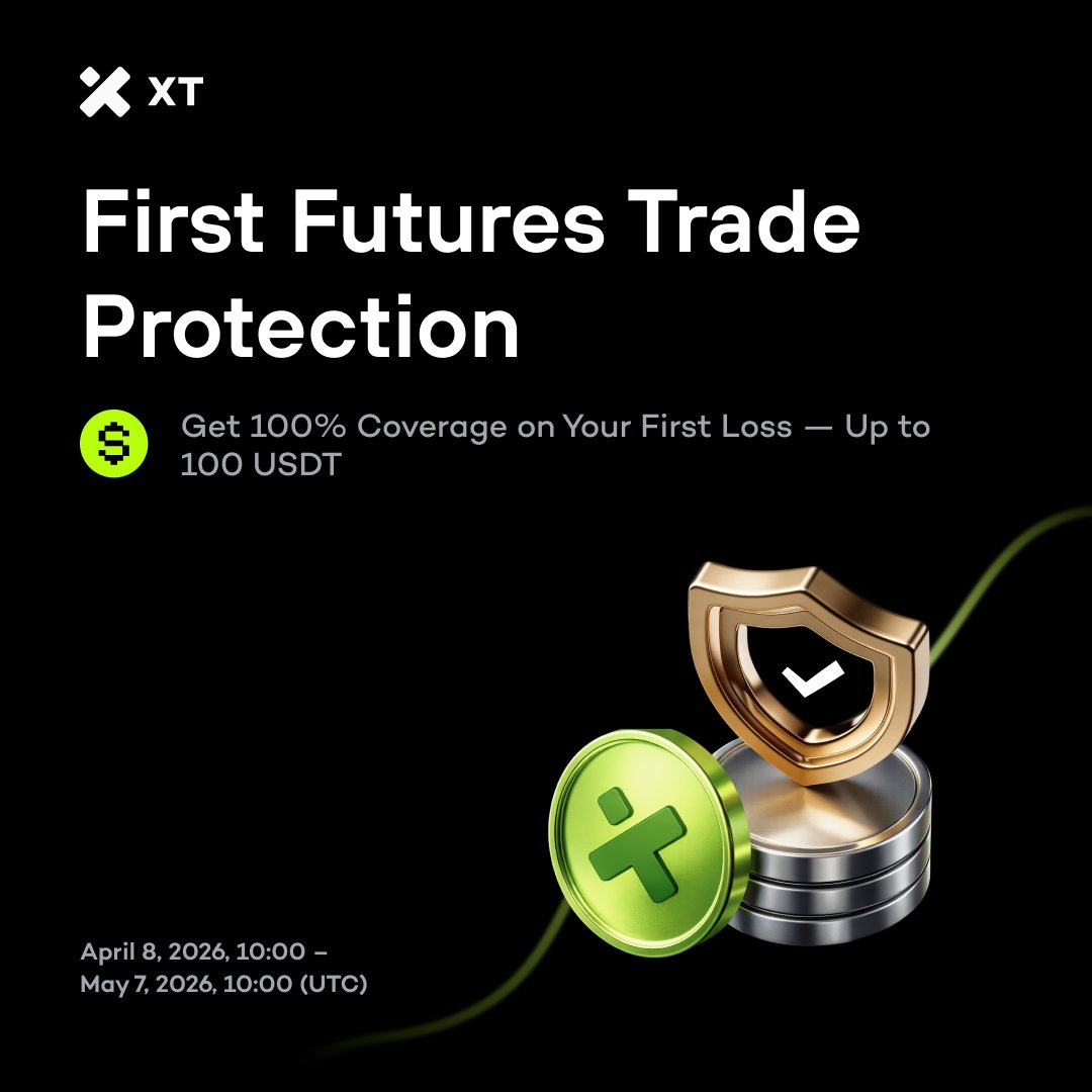 XTexchange's tweet image. First futures trade? We’ve got your back. 👇

🛡️ First Loss Protection — 100% covered
💰 Up to 100 USDT back
⏰ Till May 7, 2026, 10:00 (UTC)

🎯 New users only — Start trading with confidence, not fear.
xt.com/activity/Futur…

#XTfutures #CryptoTrading #RiskFree