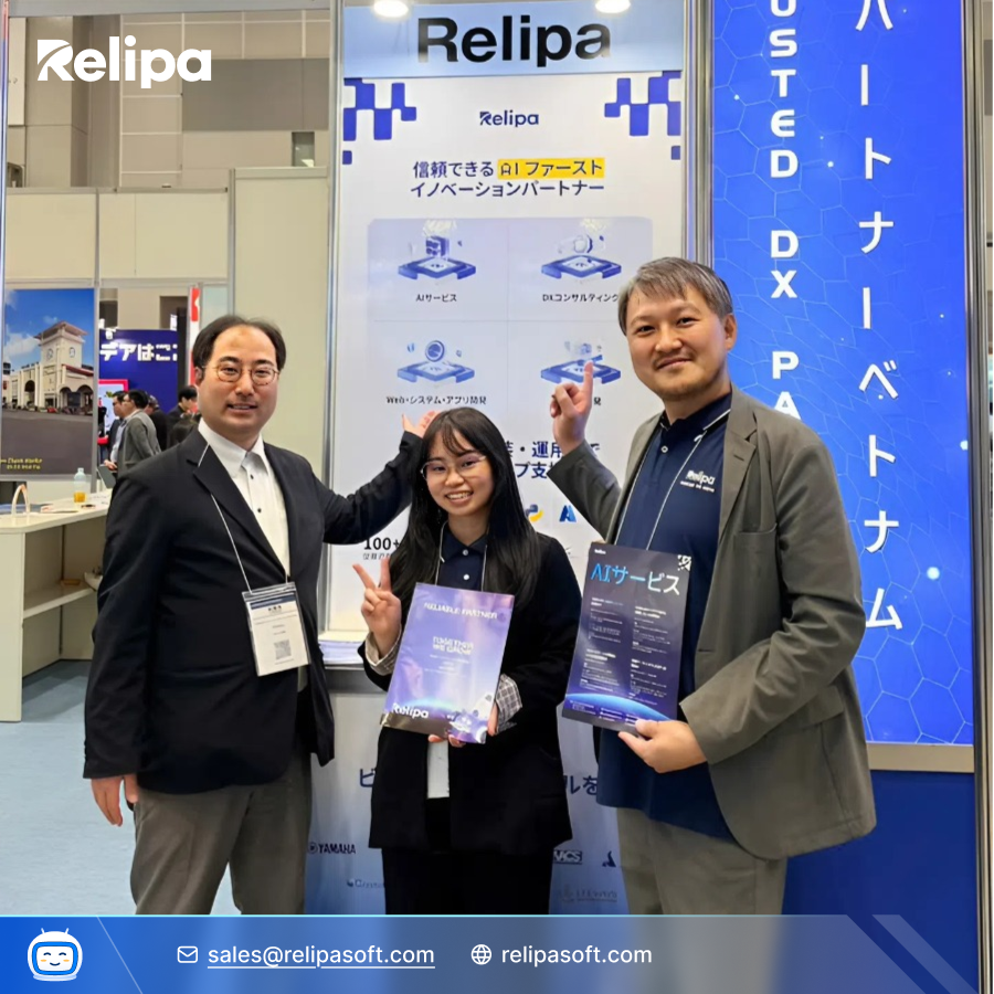 RelipaSoftware's tweet photo. Japan IT Week 春 2026、2日目も大盛況！✨

本日も多くのお客様がRelipaブースへ！AIやDX導入、業務効率化に関する具体的なディスカッションが活発に行われています。

🔗詳細はこちら：https://t.co/57kCAFQMl4

👉ぜひRelipaブースへお越しください！

#Relipa #JapanITWeek2026 #AI #DX #展示会 https://t.co/7GbP7Tfim4