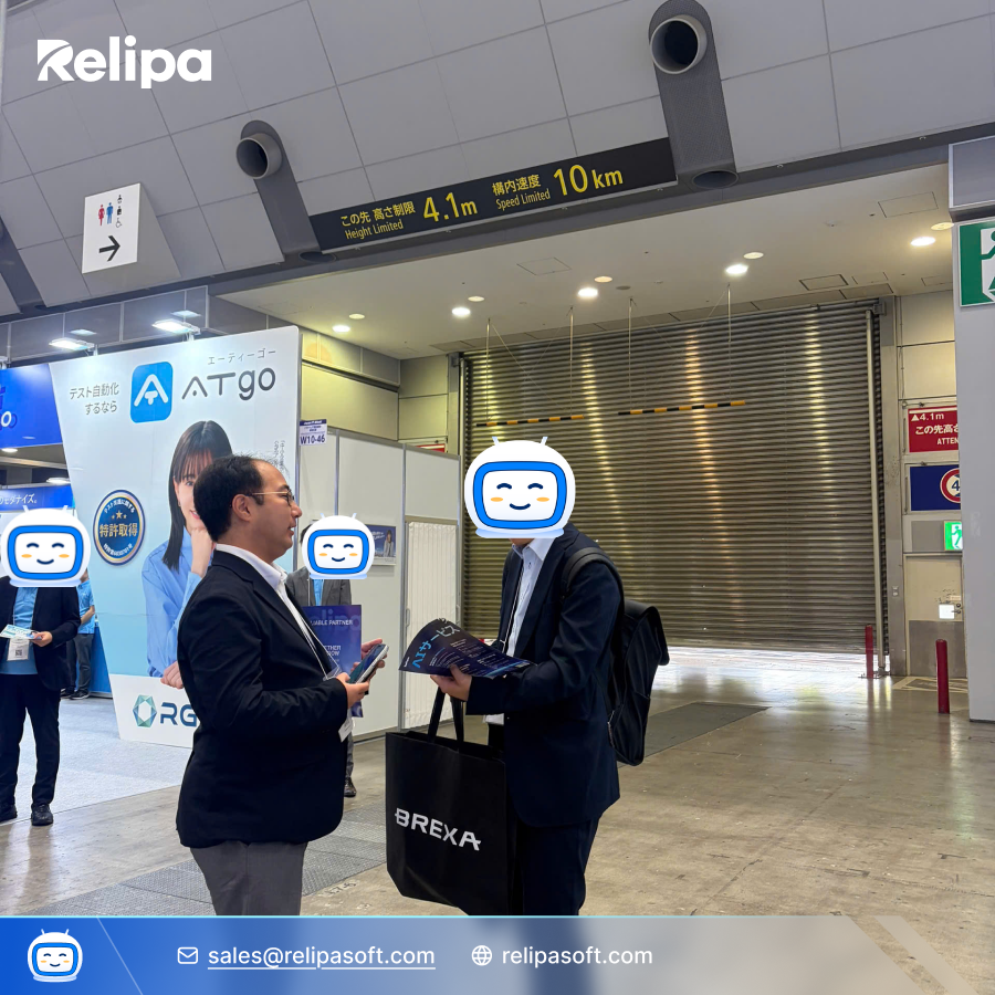 RelipaSoftware's tweet photo. Japan IT Week 春 2026、2日目も大盛況！✨

本日も多くのお客様がRelipaブースへ！AIやDX導入、業務効率化に関する具体的なディスカッションが活発に行われています。

🔗詳細はこちら：https://t.co/57kCAFQMl4

👉ぜひRelipaブースへお越しください！

#Relipa #JapanITWeek2026 #AI #DX #展示会 https://t.co/7GbP7Tfim4