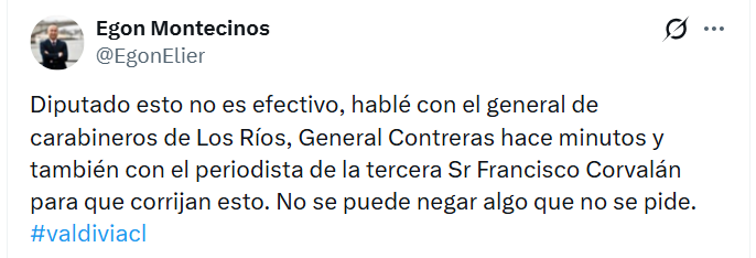 PiensaPrensa's tweet photo. El propio rector Egon Montecinos
@EgonElier DESMIENTE esta noticia 👇 https://t.co/9jwPaTumA8