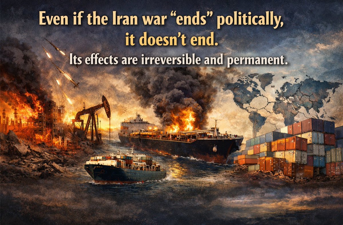 aeberman12's tweet image. A staggering 13 mmb/d is offline says @EnergyAspects 

THIS IS NOT OVER--not even close, writes @ericnuttall 

1-3 months recovery is a best case scenario 

That means 1 billion barrels lost

Ceasefire blah blah blah

#OilMarkets #Energy #Geopolitics