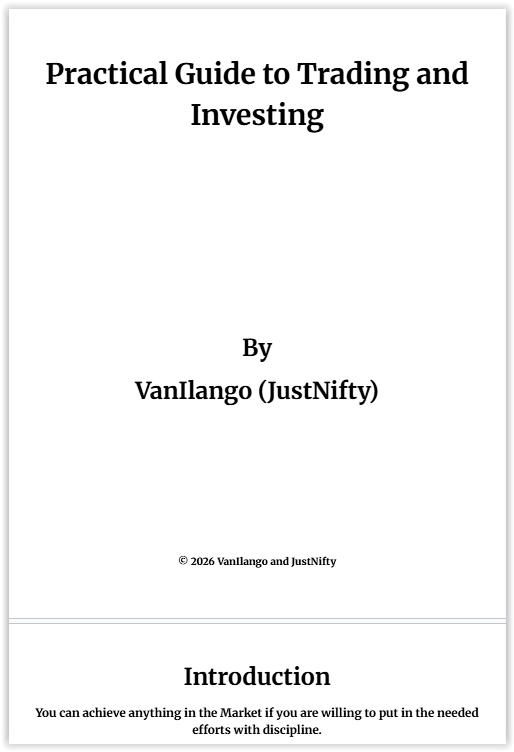 JustNifty's tweet photo. Do you want a copy of the
150 pages PDF document,
"Practical Guide to Trading and Investing"?

To be shared with members of
@ilangoJustNifty on 14th April 2026.

I pray, readers who come in contact with me understand the profundity of the exchanges &amp; benefit in a graceful manner. https://t.co/49yyEgqG0u