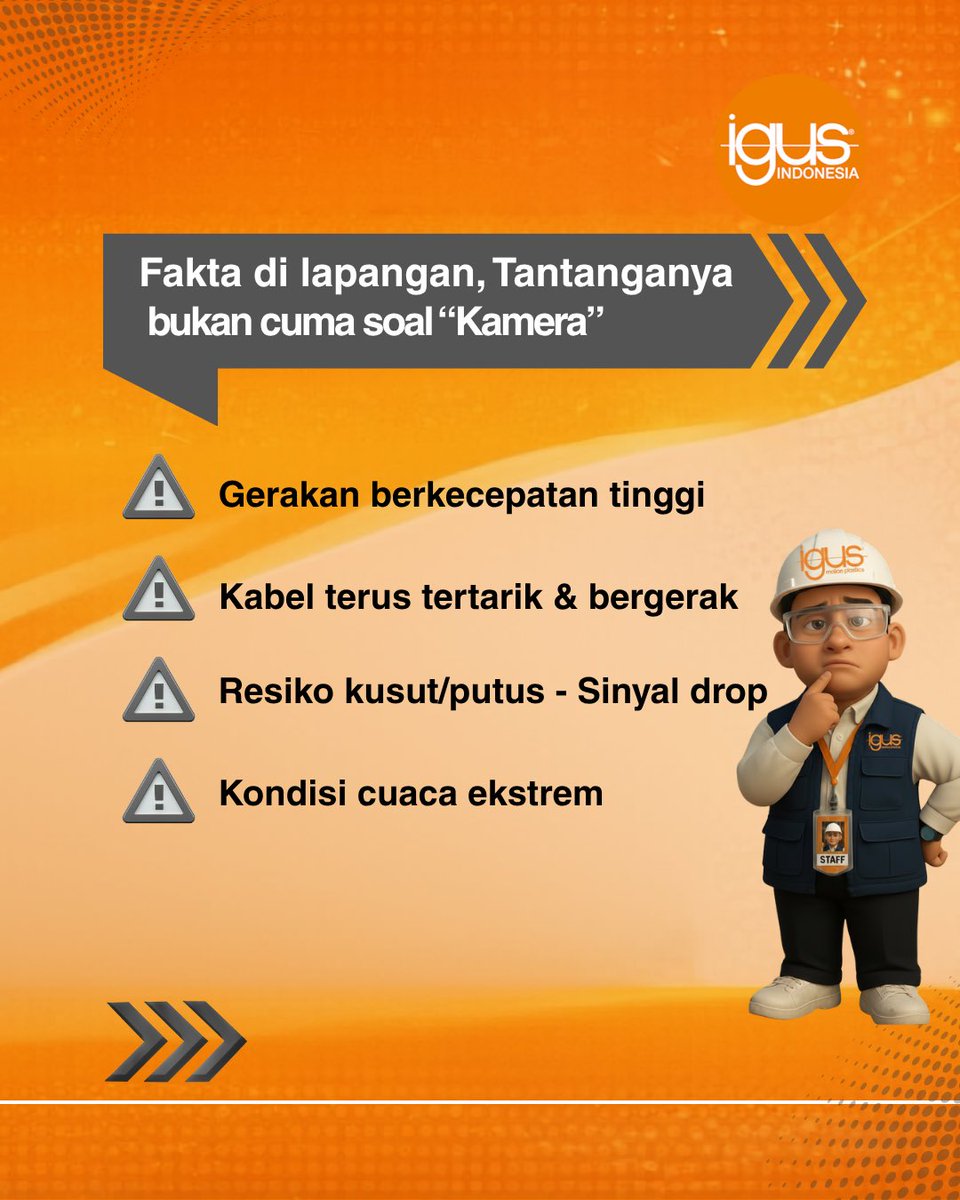 igus_indonesia's tweet image. Dari lintasan lari hingga panggung konser, presisi adalah segalanya. 
Mulai dari akselerasi tinggi sampai manuver melengkung, e-chain E6 tetap memberikan performa maksimal.

Untuk info lebih lanjut :
🌐  igus.co.id
#igus #EnergyChain #IndustrialInovation #Engineer