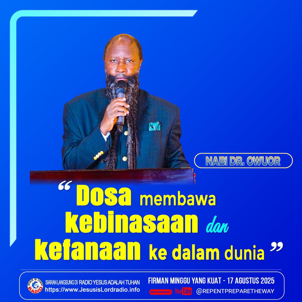 HarnoAnto14070's tweet image. Upah dosa ialah kematian, persahabatan dengan dunia menjadikanmu musuh Allah.
#RepentanceIsGrace