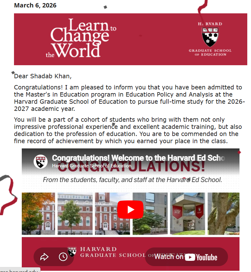 skshadab01's tweet photo. I'm not just going to Harvard University for myself. Here's what I'm going back to build. 

For more details, you can check my recent post on LinkedIn: 
https://t.co/XERdvzBSpD https://t.co/okHTmfSUUA