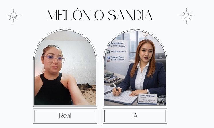 Melón o sandia
Naaa me quedo con la real
Solo me peino y cambio las fotos de perfil de mis redes.