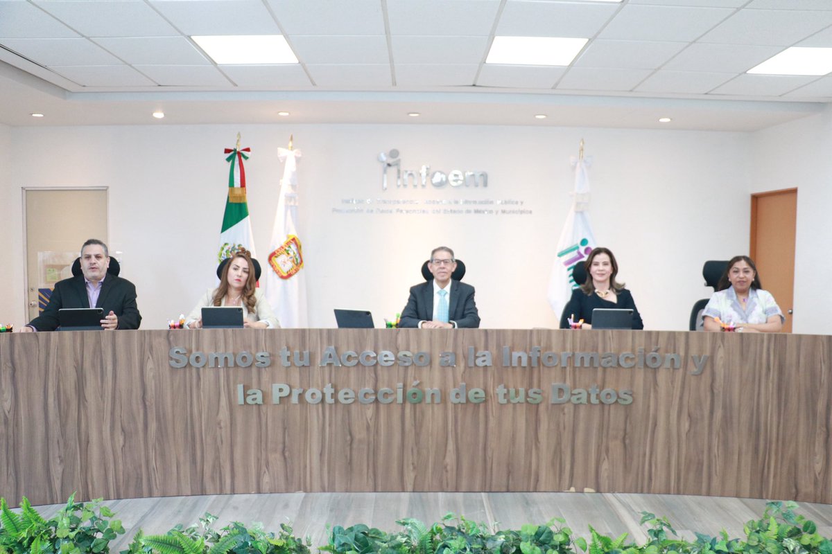 Infoem's tweet photo. El #Pleno del #Infoem celebró su 12ª Sesión Ordinaria de 2026; se aprobaron 368 recursos de revisión, así como diversas medidas de apremio: 1 apercibimiento y 5 amonestaciones públicas, dirigidas a #SSPP de diversos #SujetosObligados de la entidad. https://t.co/yifFj4IyJw