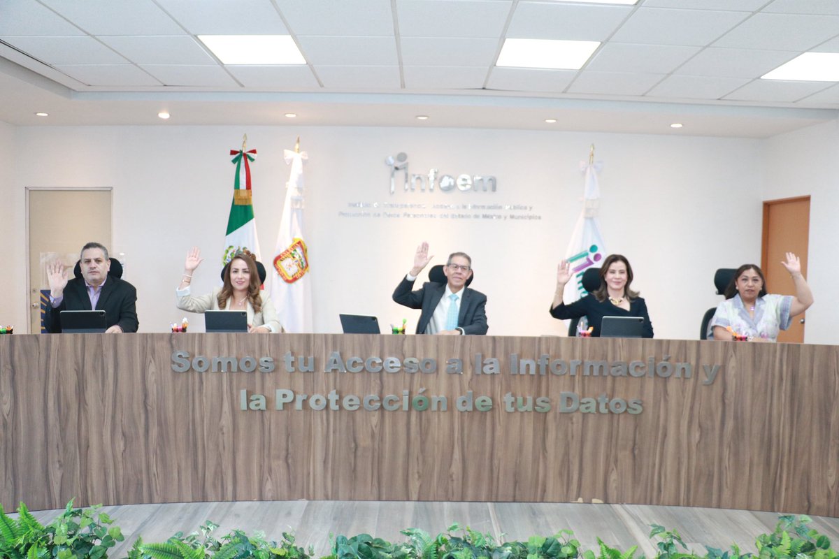 Infoem's tweet photo. El #Pleno del #Infoem celebró su 12ª Sesión Ordinaria de 2026; se aprobaron 368 recursos de revisión, así como diversas medidas de apremio: 1 apercibimiento y 5 amonestaciones públicas, dirigidas a #SSPP de diversos #SujetosObligados de la entidad. https://t.co/yifFj4IyJw