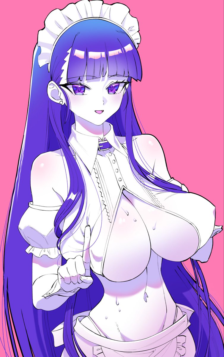 DacDac_Dog's tweet photo. 紫ロングのメイドさん https://t.co/rIVLTtDo3o