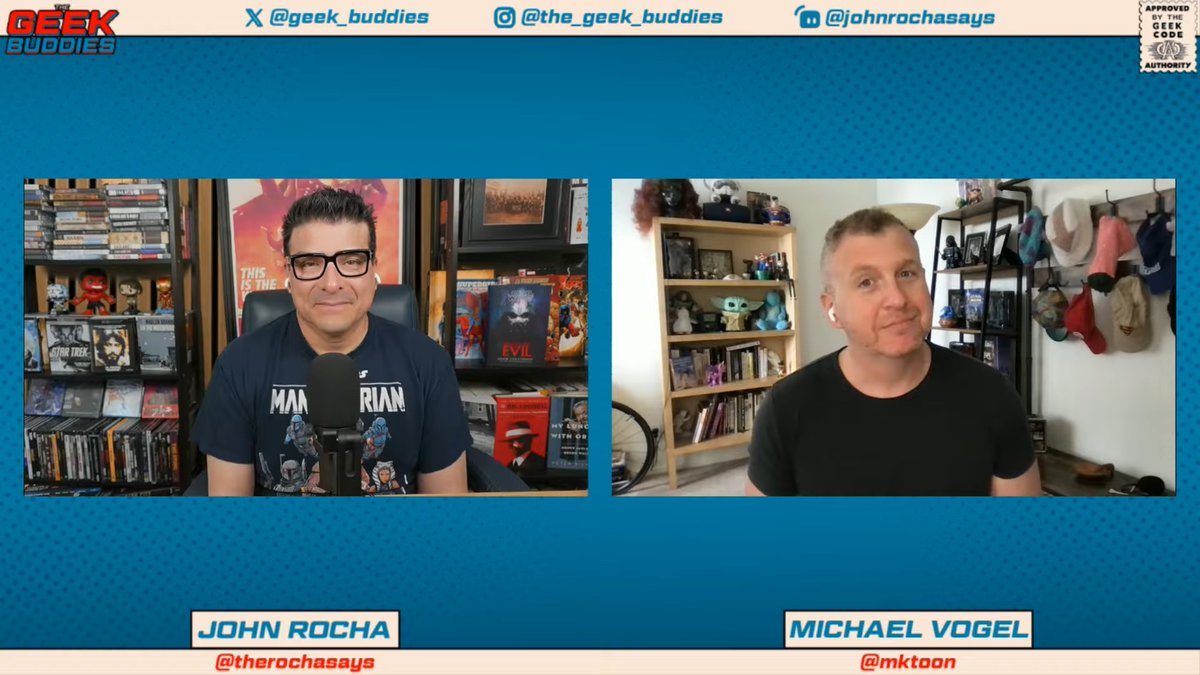 MarcSan43683793's tweet photo. @mktoon @Shannon_McClung @TheRochaSays I loved the new episode of @Geek_Buddies !😍 So awesome!🤩 Thanks!❤️ We miss you so much Shannon.❤️ #SSBITBC, Huck, Blueberry, Geek Buddies, & The John Rocha Channel 4ever!🩵💙❤️
Huck & Blueberry: Ayyyy!😃 https://t.co/LOZDGERz0W