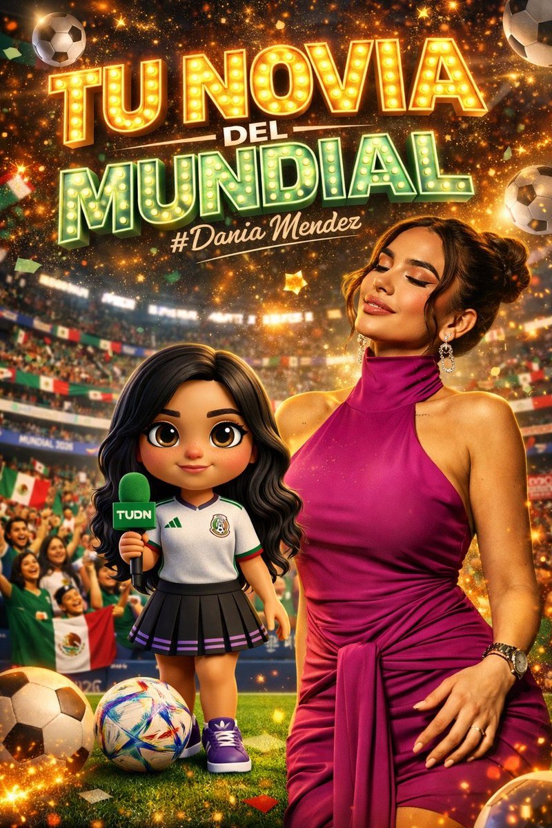 TU NOVIA DEL MUNDIAL
#daniamendez