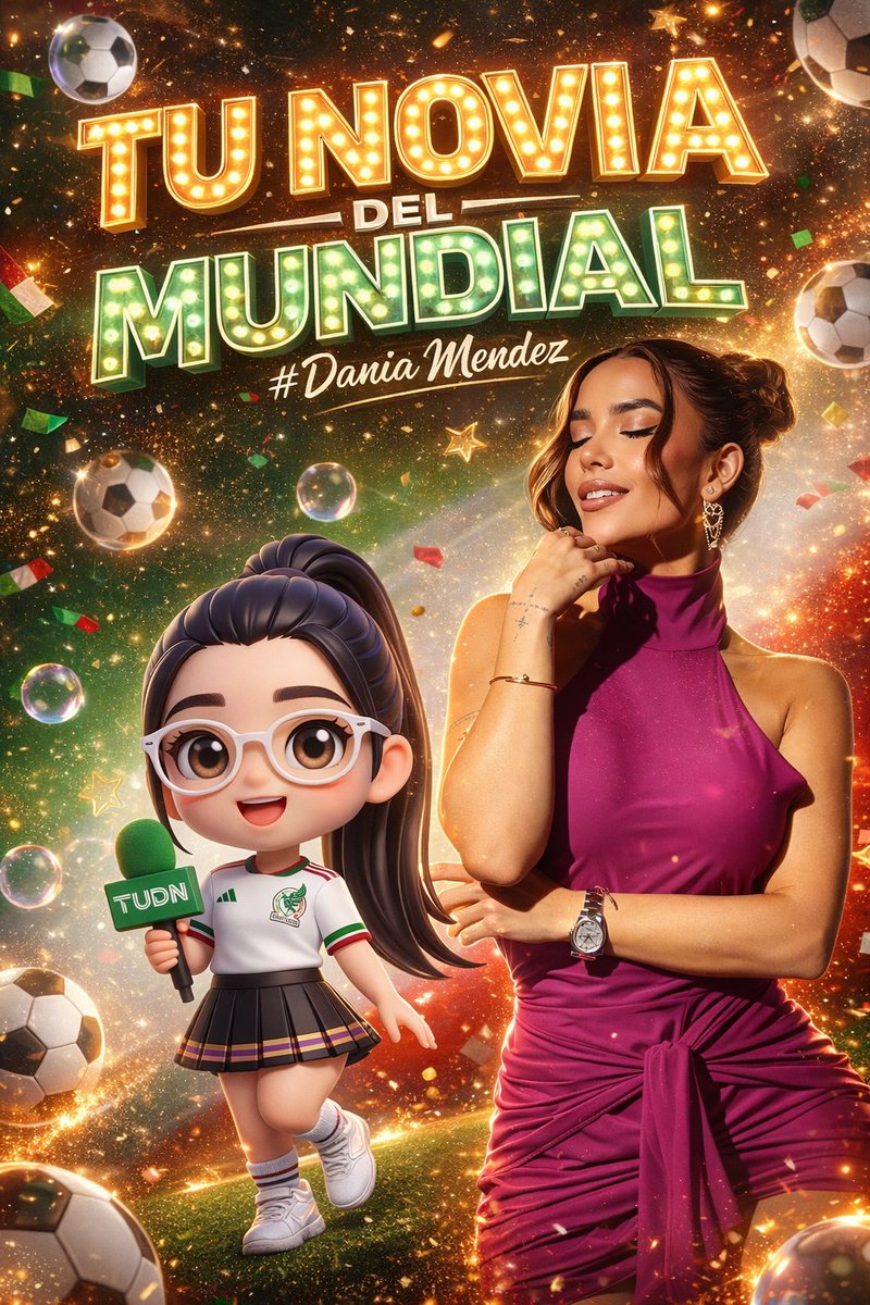 TU NOVIA DEL MUNDIAL
#daniamendez