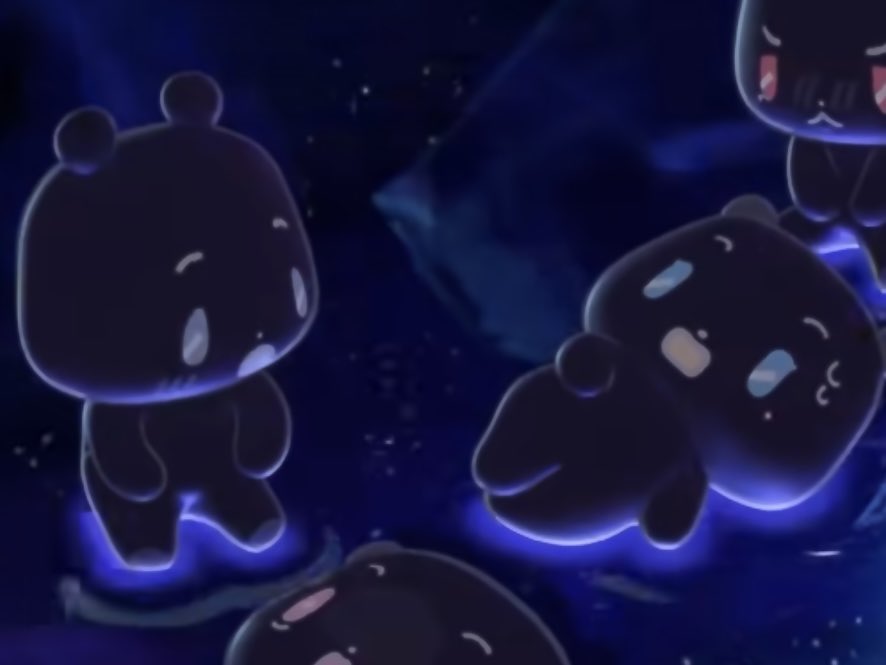 真っ黒になって目合わせてるのかわいい