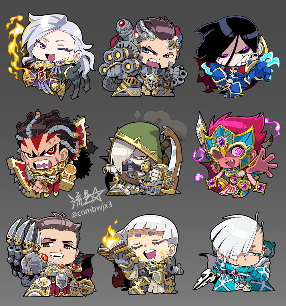 ♀️Chibis  #Warhammer #warhammer40k