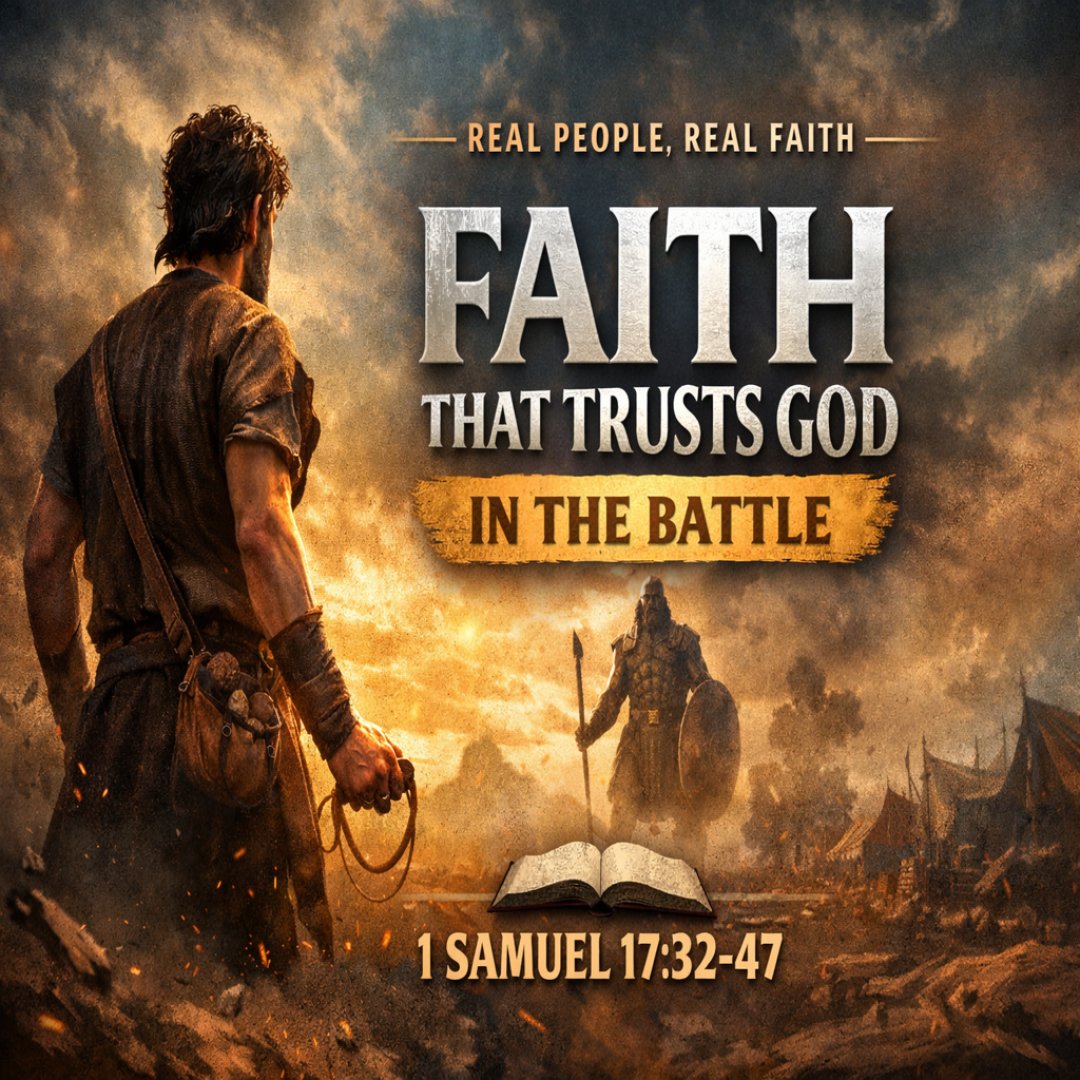 GraceFWB's tweet photo. New Series: Real People, Real Faith
Week 1: David- Faith That Trusts God In The Battle
Sunday @ 10AM https://t.co/t1ZwZu3Xvh