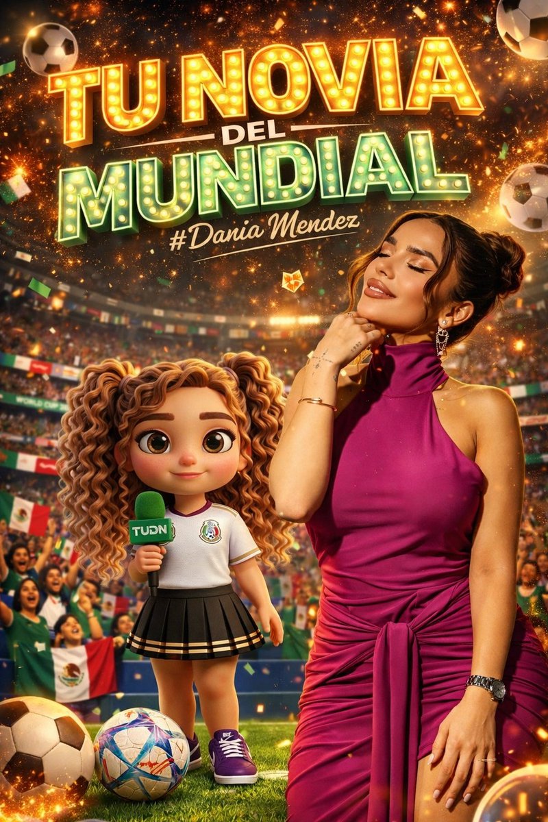 TU NOVIA DEL MUNDIAL 
#daniamendez