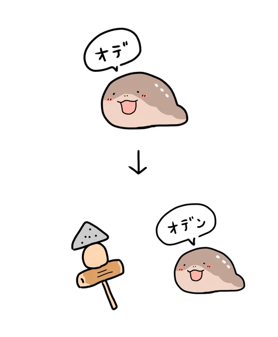 オデ
 #だぬどぬ 