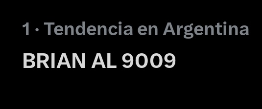 BRIAN AL 9009 es TENDENCIA N° 1 en Argentina. ¿SE IRÁ DE LA CASA el lunes?