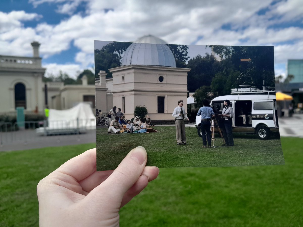 newsatsix1986's tweet image. It was truly impressive standing in front of the Melbourne Observatory; where key scenes from S01E02 of #TheNewsreader were filmed!

Come learn about Melbourne’s old home of astronomy in today’s installation of #TheNewsreaderOnLocation! 💙🌟📡

instagram.com/p/DW5N53XEqOY/…