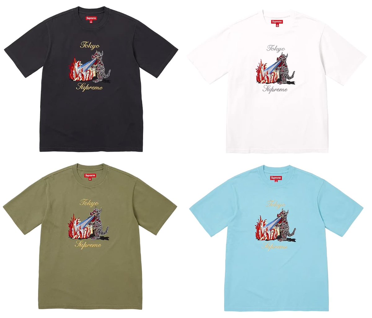Supreme 東京虎刺繍 Tシャツ S