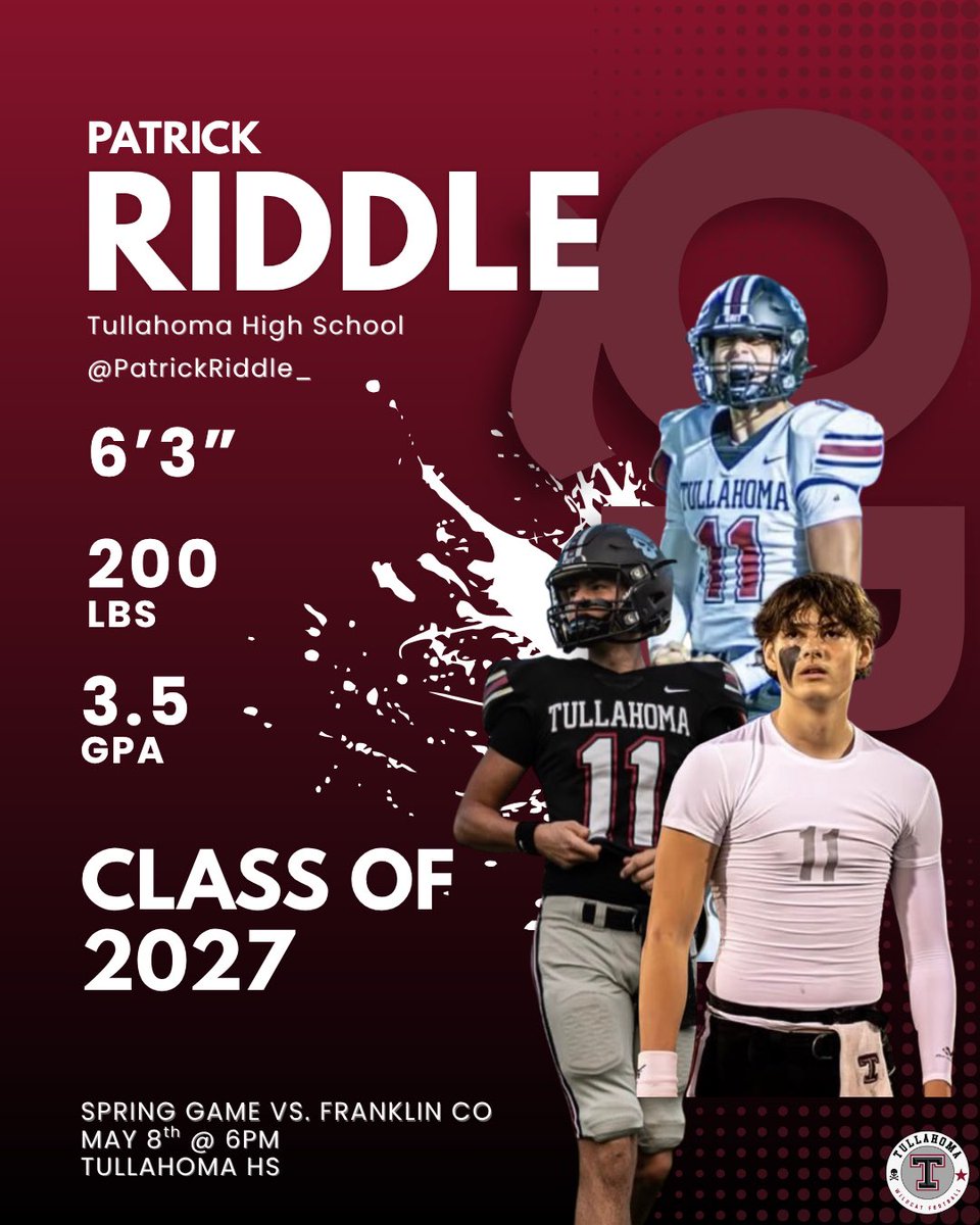 Patrick Riddle- 2027 QB tweet media