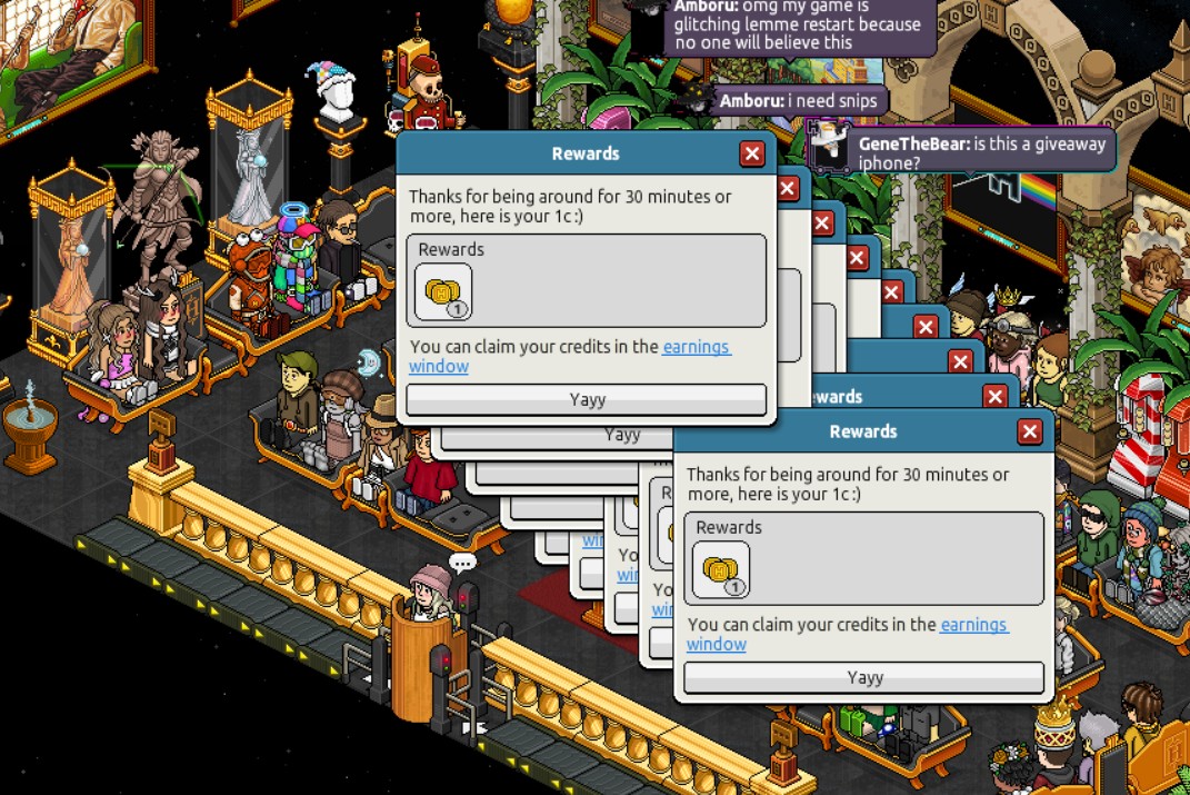 AmboruAmboru's tweet photo. @iPhoneX10X habbo glitch again? https://t.co/3RkKAHs9lZ