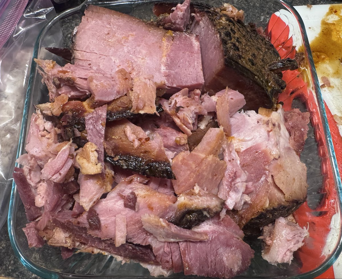 Leftover Easter ham (and some pulled pork) makes for hella nice makeshift Cubanos on the panini press.