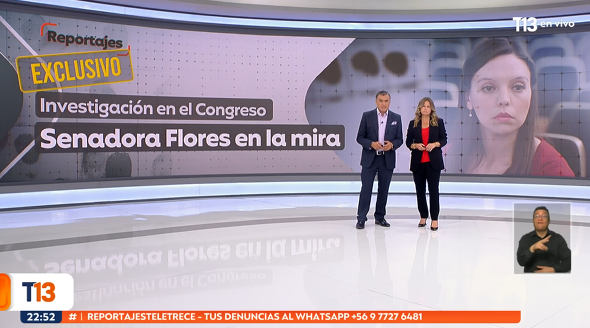Investigación en el Congreso: Senadora Flores en la mira #ReportajesT13

EN VIVO 📺#T13Central » T13.cl/en-vivo
