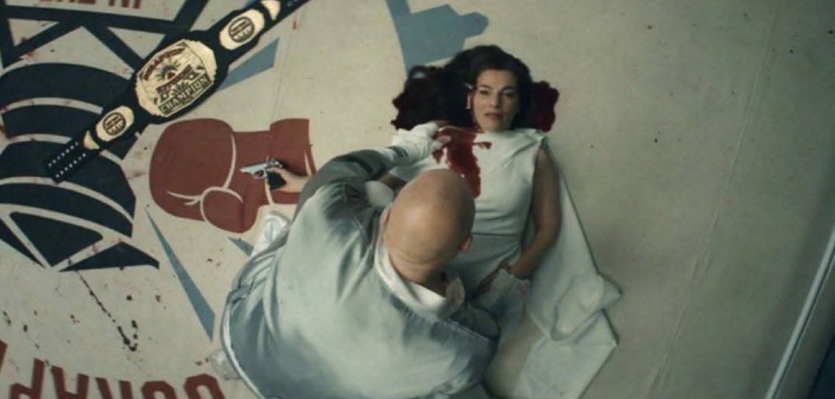 JEST0Z's tweet image. Fisk literally threw the last guy who tried to kill Vanessa by poisoning her down an abandoned elevator shaft, I can’t imagine things are going to go any differently for Bullseye.

#MCU #Daredevil #Bullseye