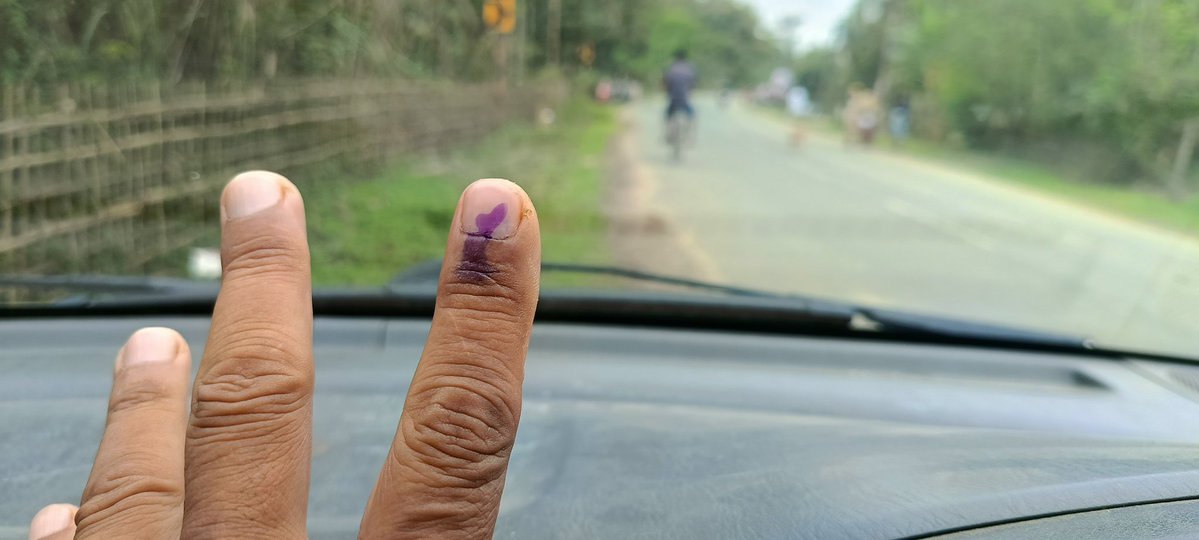 VedBorah's tweet image. A small mark, a big say
#Vote #Assam