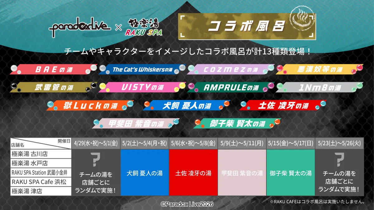 極楽湯/RAKU SPA(公式) on X: 