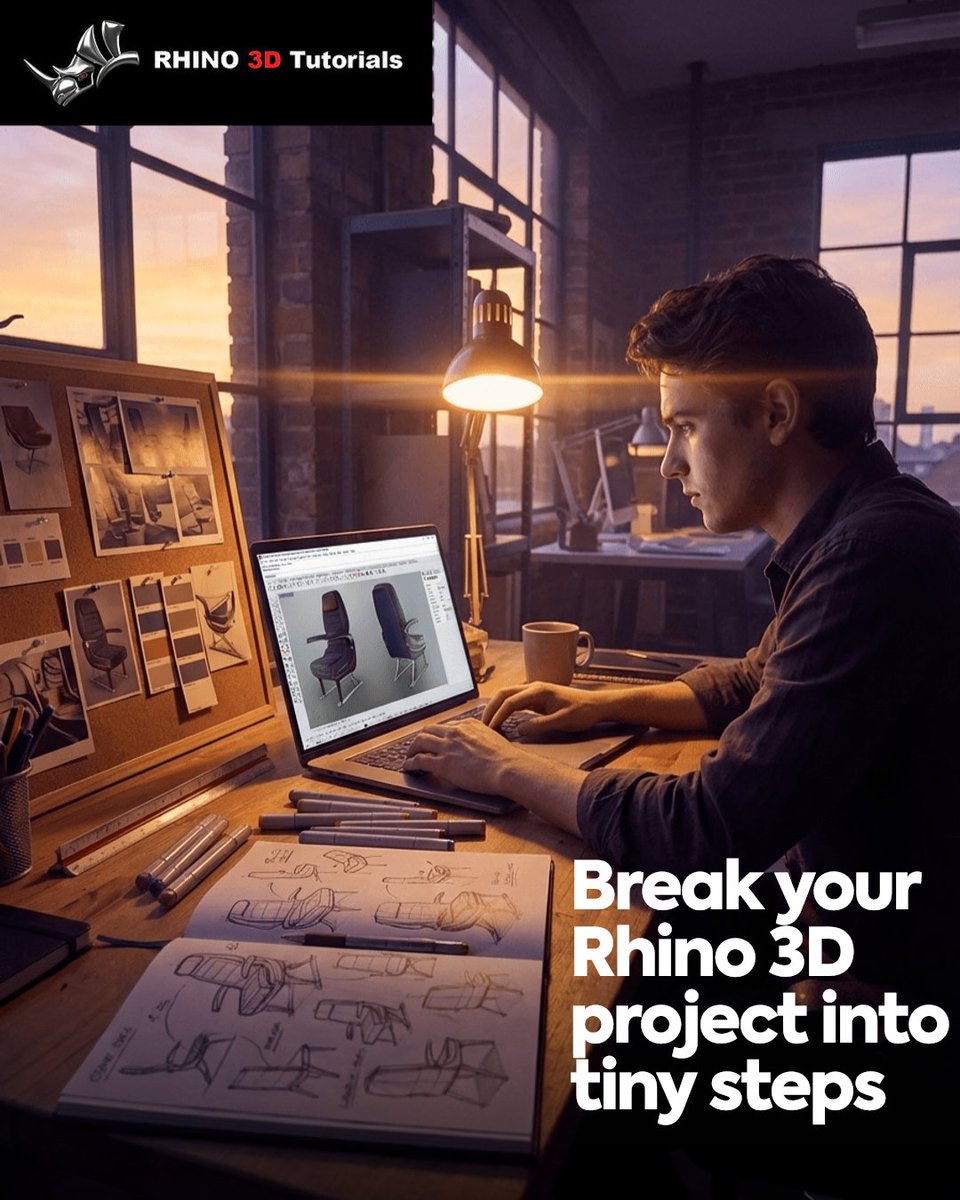 Rhino 3D Tutorials tweet media