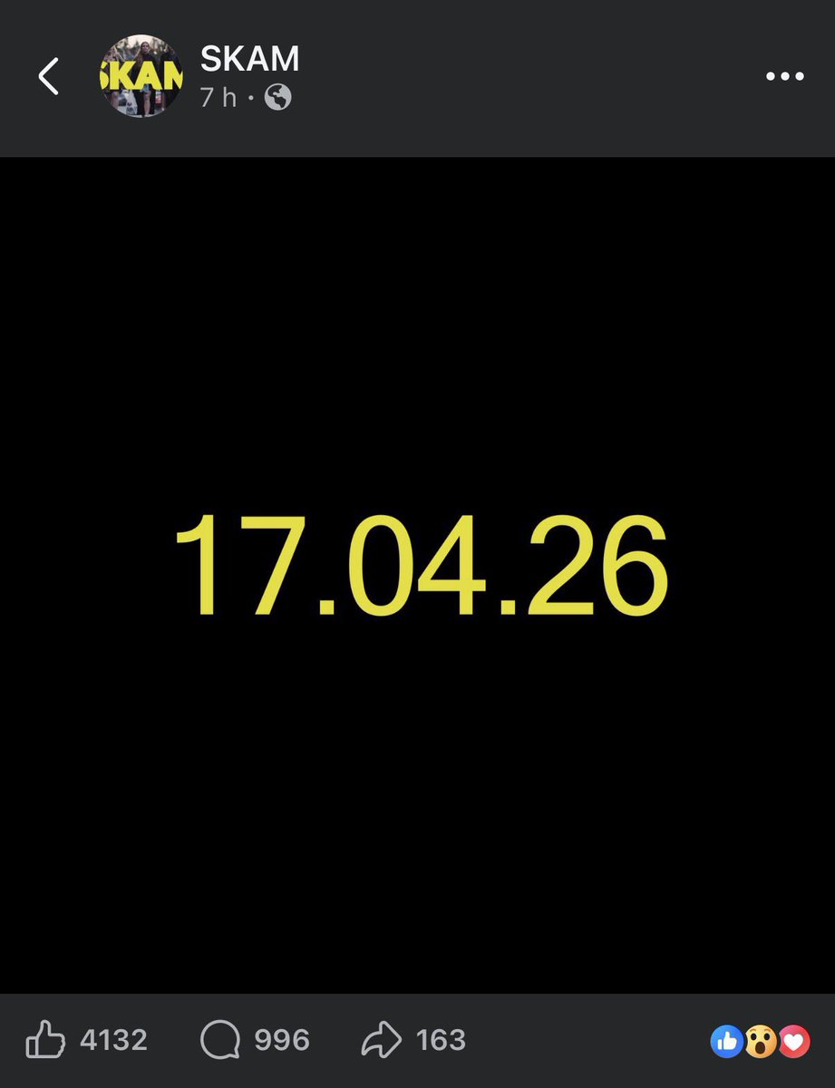 skamvrse's tweet photo. SKAM https://t.co/9BEqrDC7ib