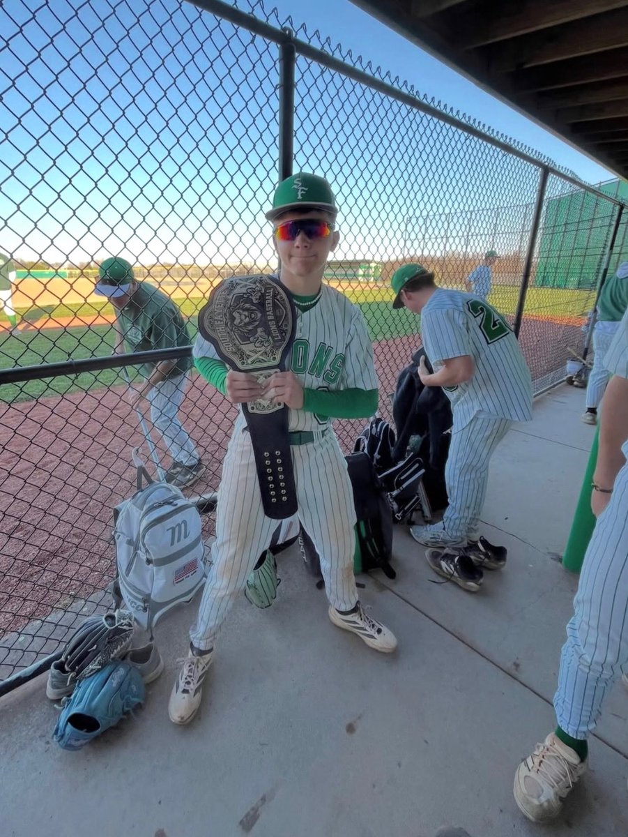 SFLionsBaseball's tweet photo. Lions win 6-5 over Bethel!! ⚾️🔥‼️ https://t.co/0bBZn5vG5F
