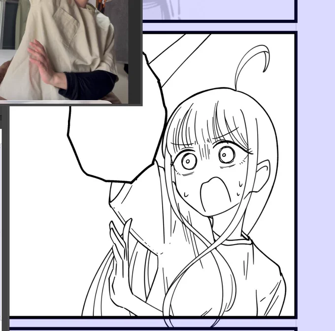 自分模写 
