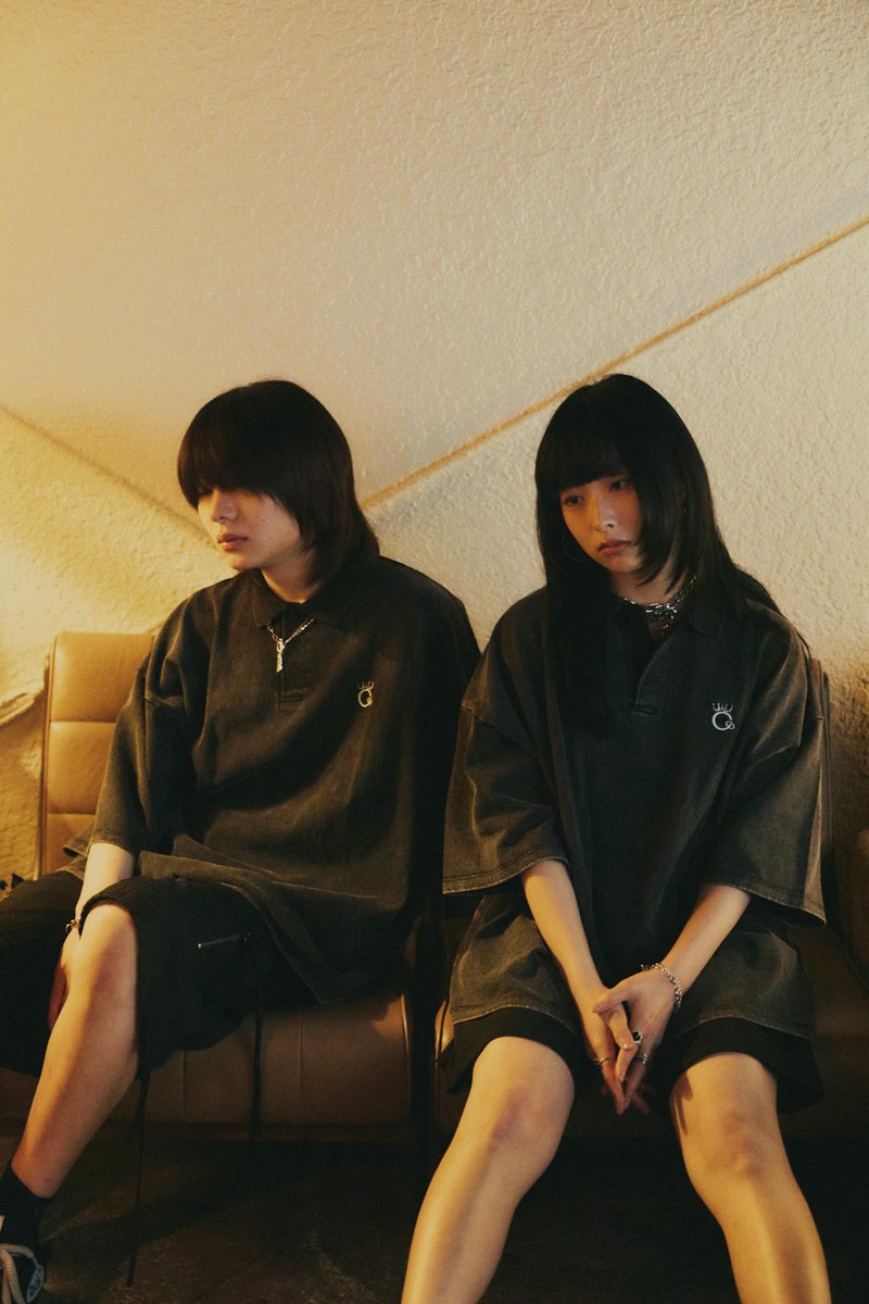 𝙂𝙊𝙊𝘿𝙎 𝙄𝙣𝙛𝙤 / CLAN QUEEN LOGO POLO SHIRT (M,L,XL) ¥5,800