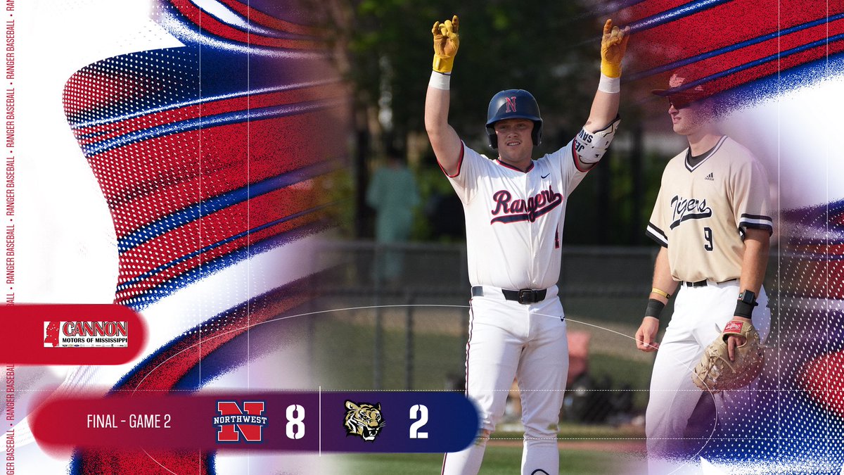 NWCC_Rangers's tweet image. Ending the night with a win!😤

Behind homeruns from McKenney and McMillin, the Rangers earn the split with the Tigers!💪

#ALLN | @NWCCBaseball