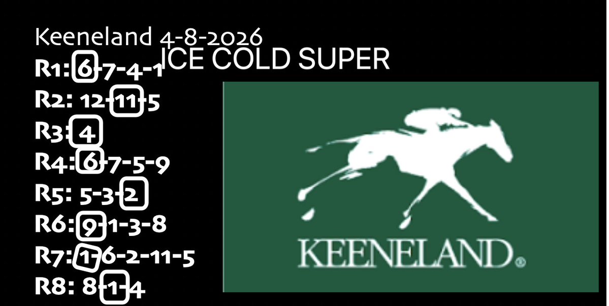 TRACKGABE's tweet image. How I did @ Keeneland today #horseracing #kentucky #gambling #winners #exactas #superfectas #photofinish