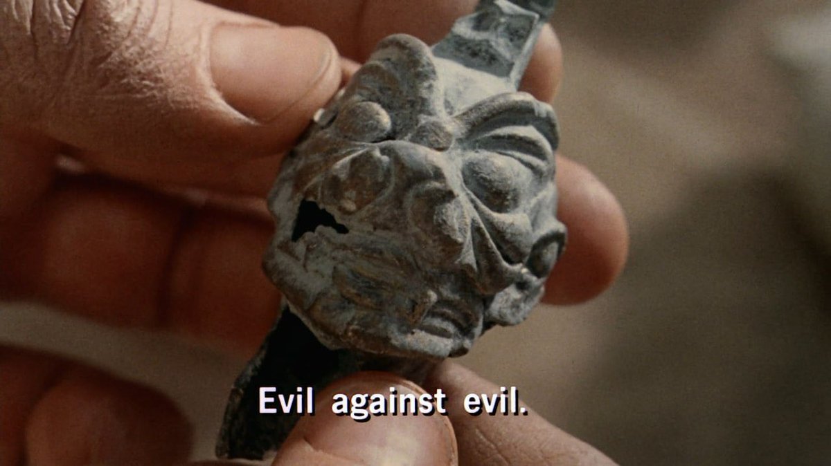 zaaaarbi's tweet photo. Feeling super appreciative of The Exorcist prologue after the latest rewatch. Friedkin fought to include it in the movie, in spite of it seeming disconnected from the main plot. And he was right, because it shows that events in D.C. are a part of fight that goes on for centuries. https://t.co/VbFOA1uxHc