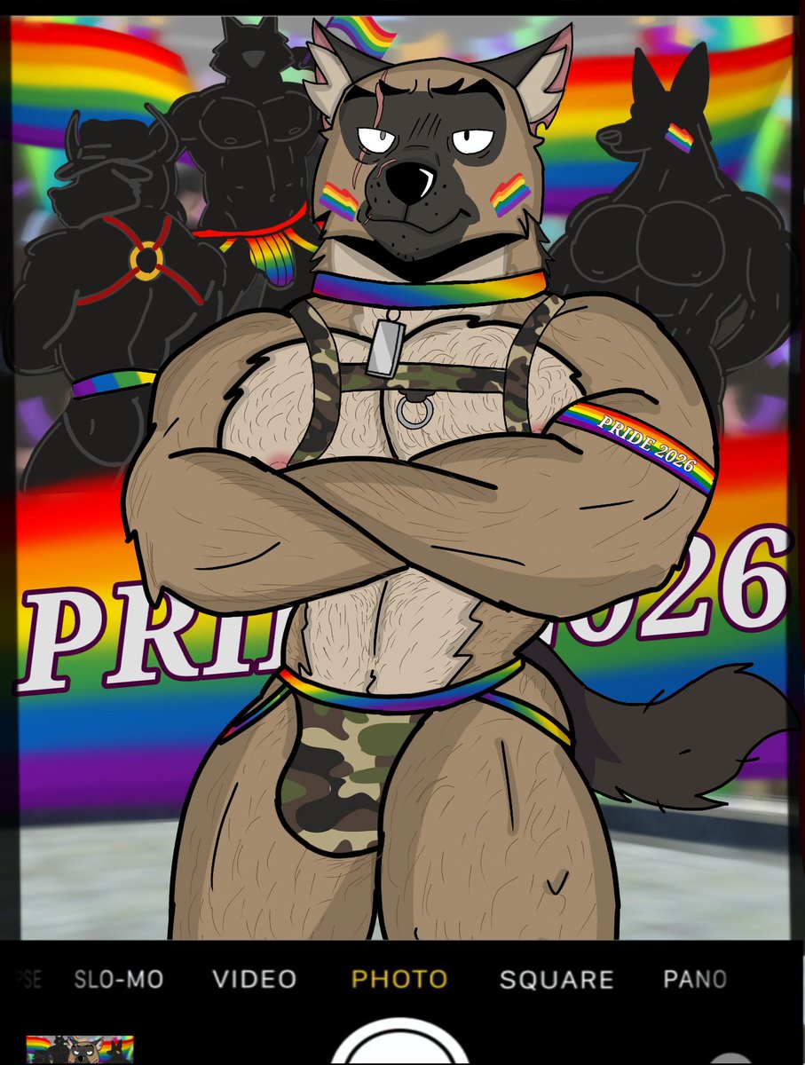 Jhoan13022667's tweet image. ¡Sonrie Brutus! ♥️ 
Se que aún falta para el mes de Junio 🏳️‍🌈 Pero no podía aguantar las ganas de subir este Guapote serio  🔥♥️ #Furry #PrideMonth