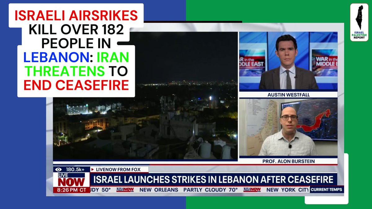 AlonBurstein's tweet photo. * Israeli airstrikes kill nearly 200 in Lebanon: Iran closes Hormuz Straits, threatens to end ceasefire

Latest interview with @westfallaustin on @livenowfox 
https://t.co/iDCb7WXAyW

#IranWar‌ #Iran #Israel #IsraelIranUS https://t.co/3D95GCEAxa