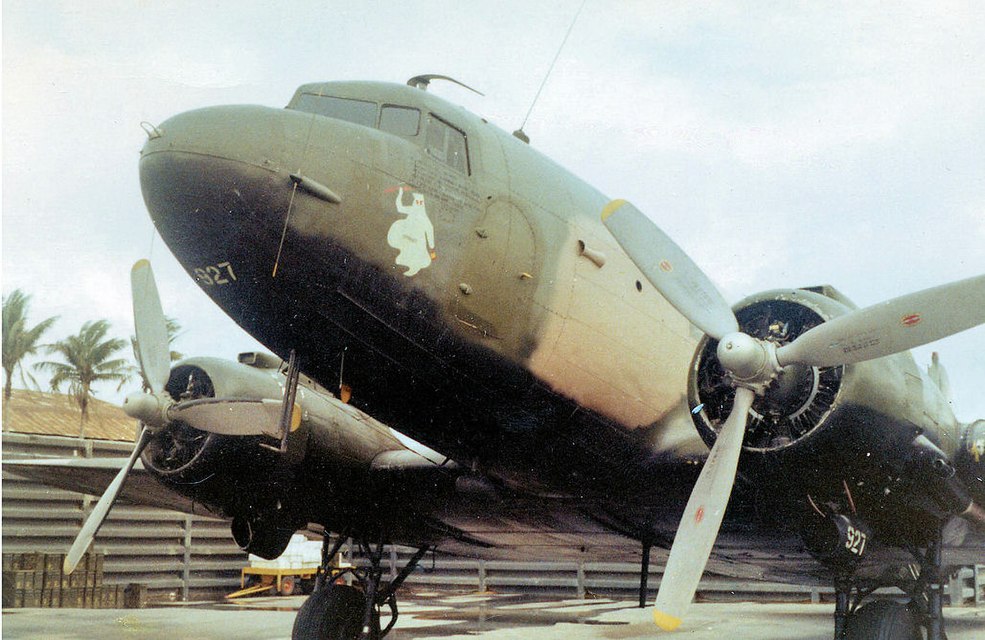 DieDetector's tweet image. Douglas AC-47 #Spooky (also nicknamed "Puff, the Magic Dragon") was the first in a series of fixed-wing gunships developed by the United States Air Force during the Vietnam War. #AgentOrange #POWMIA