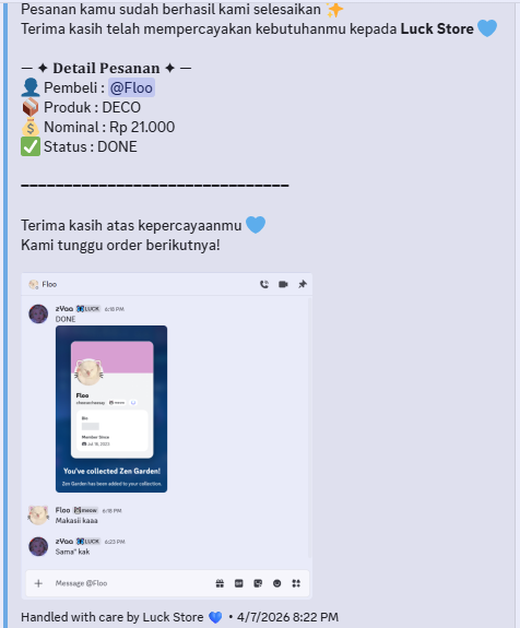 DISCORD DECORATION DONE