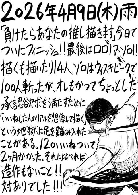 今日の日記。427日目。 