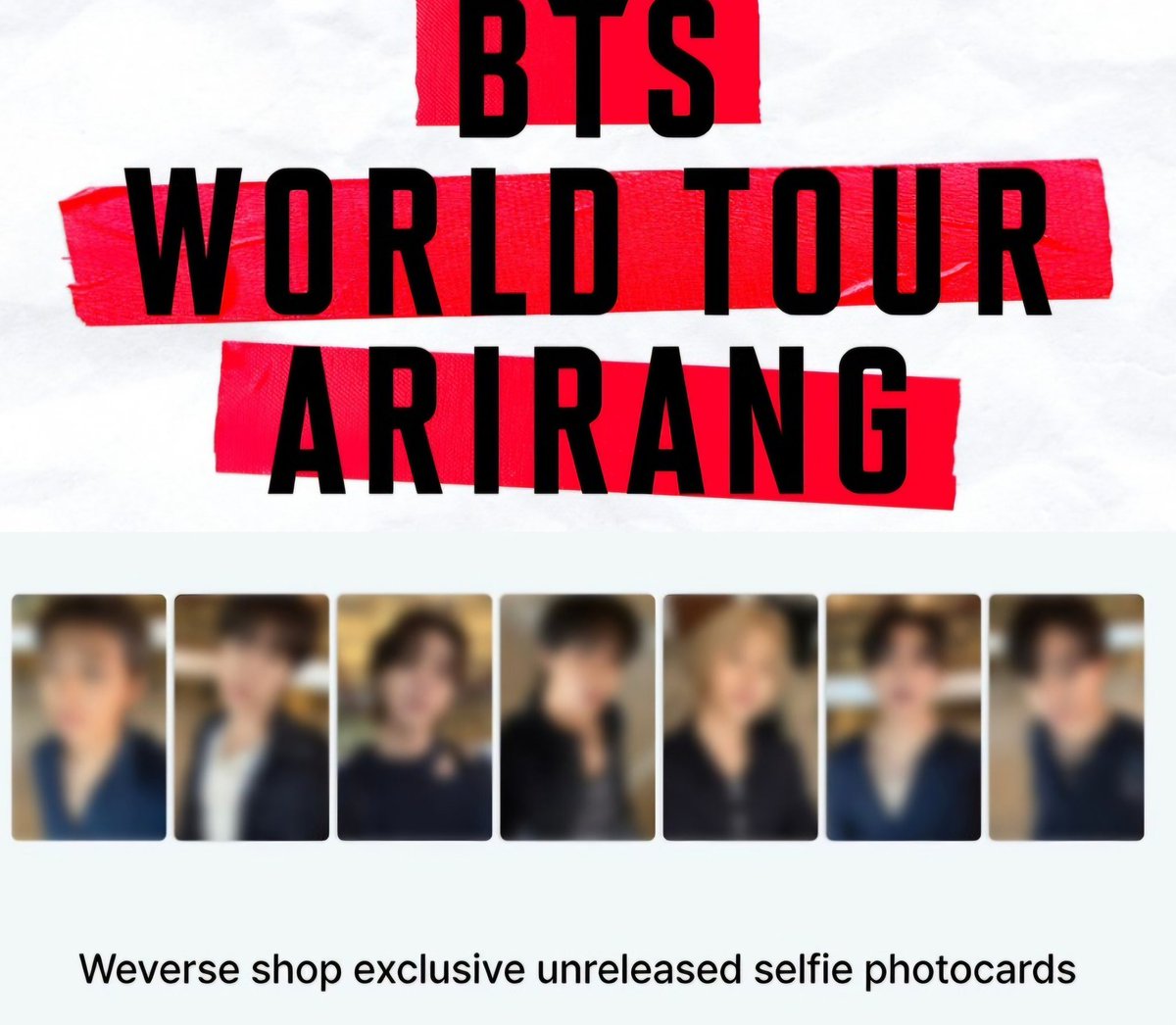 BTS WORLD TOUR ARIRANG IN GOYANG コヤン 会場限定のラキドロ Qoo10に