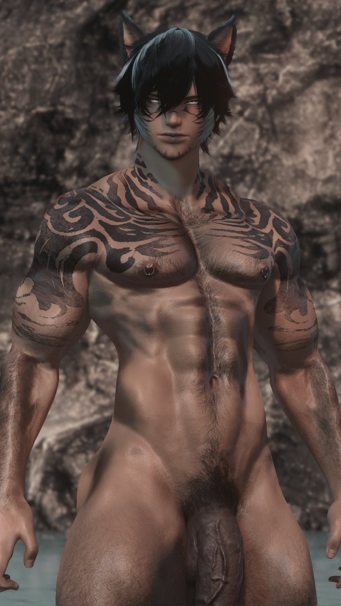 Finally, I finished editing my Miqote.