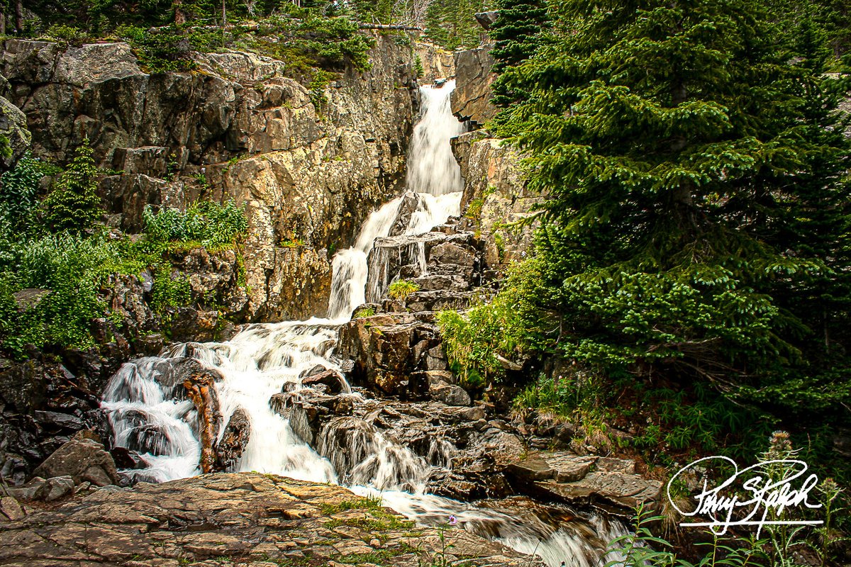perryralph's tweet image. QP Wet Wednesday #WaterWednesday 

“Continental Falls”

#Waterfall near Breckenridge, #Colorado, a hike on the Spruce Creek #Trail