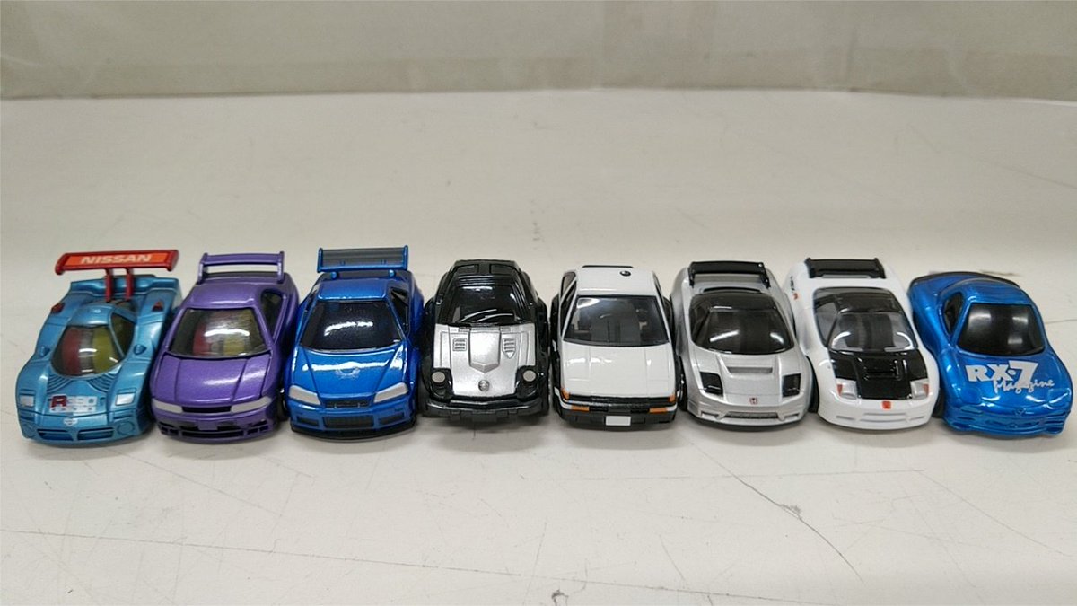 チョロQ 箱無し品は220円(税込)より FD、NSX、280Z、R34、AE86等々