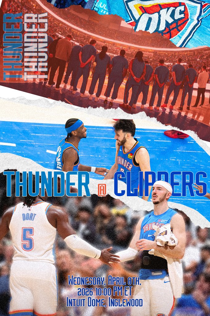 kaatranis's tweet photo. @okcthunder @ clippers https://t.co/PaQ8KdEbaK