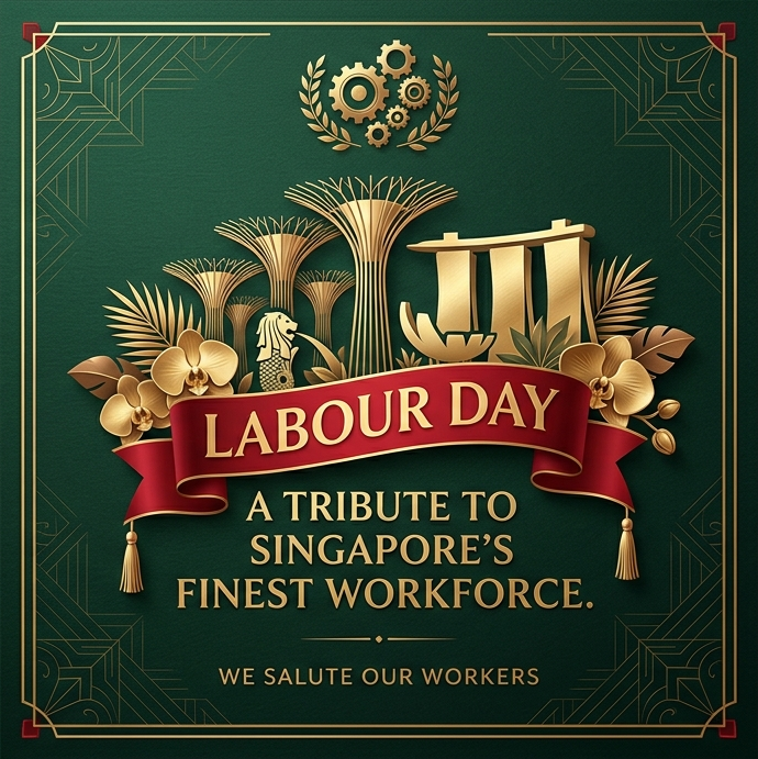 comgateway's tweet photo. Taking a break today? You’ve earned it! ☕️ While you relax this Labour Day, our team continues to ensure your global hauls are moving safely. To Singapore’s incredible workforce: We salute you. 🙌 #LabourDay2026 #MajulahSingapura #WorkLifeBalance https://t.co/8BKcV4m6L4